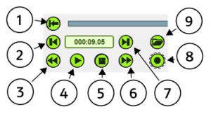 An image of the PEAT interface Controls menu